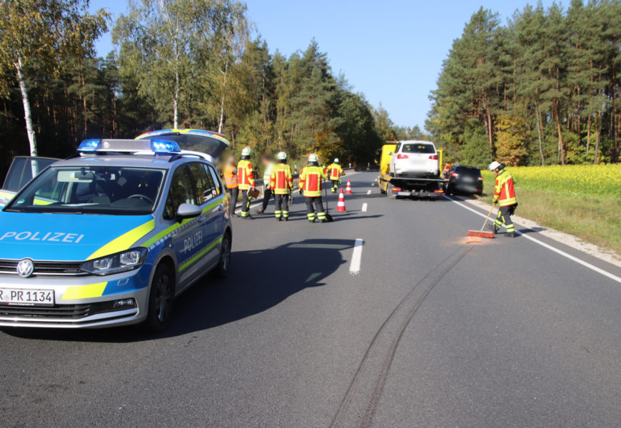 Verkehrsunfall mit Personenschaden bei Holnstein
