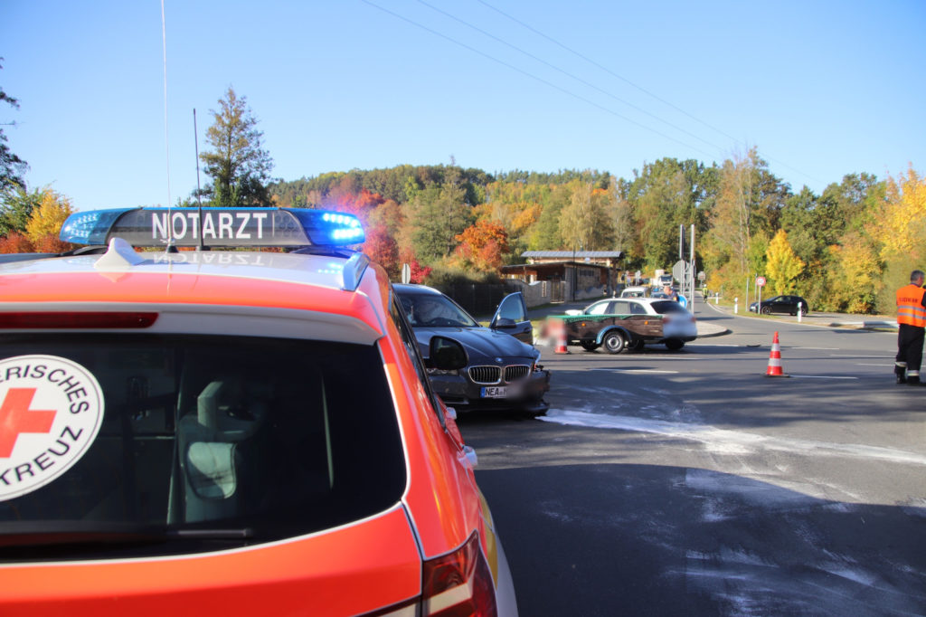 Verkehrsunfall in Eschenbach Foto: Pressedienst S&J Aktuell
