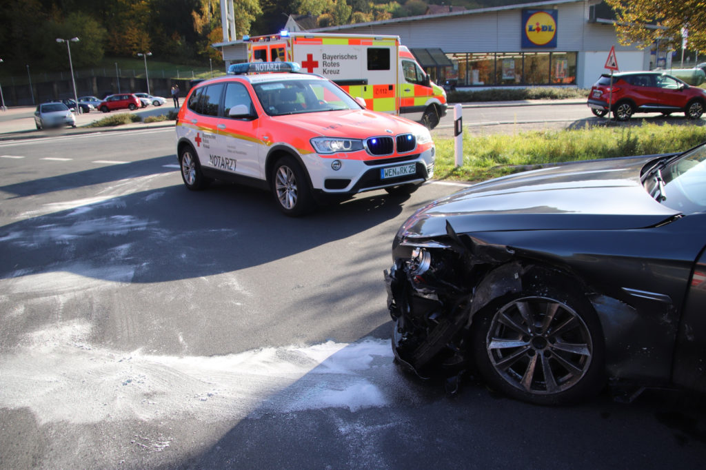 Verkehrsunfall in Eschenbach Foto: Pressedienst S&J Aktuell