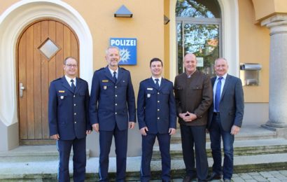 Amtseinführung bei der Polizeiinspektion Burglengenfeld: PHK Thomas Schmidt neuer Interims-Dienststellenleiter