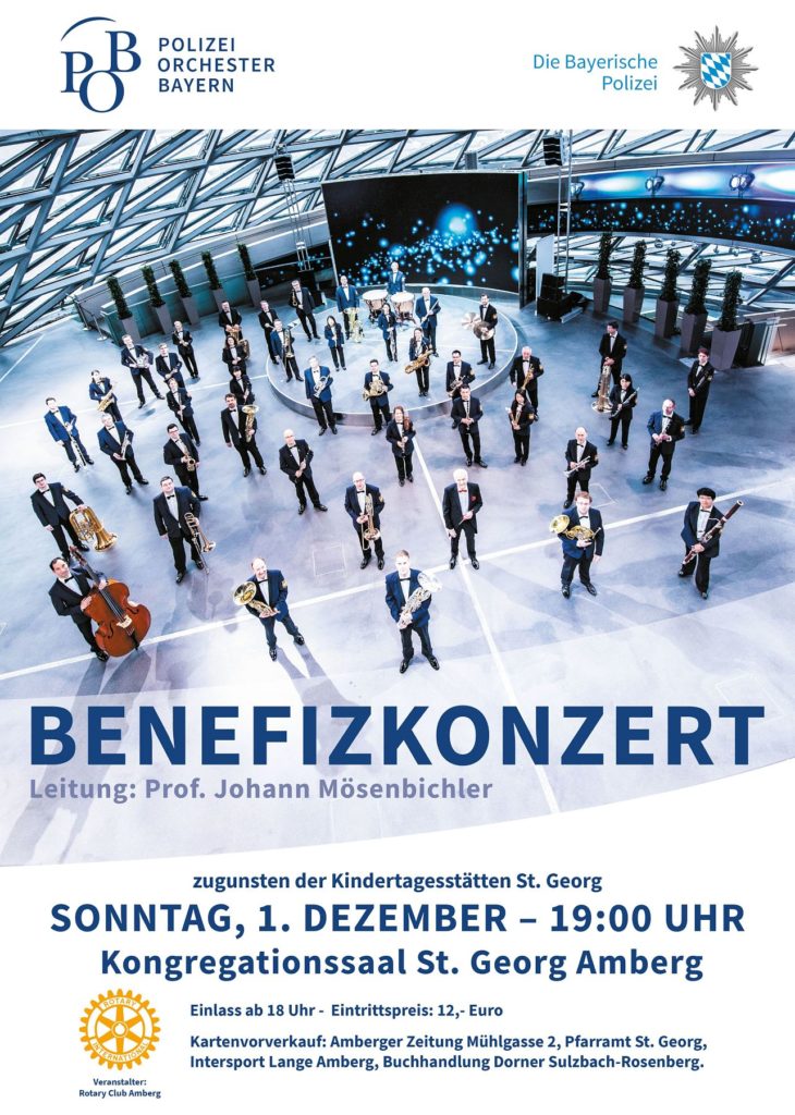 Plakat: Polizeiorchester Bayern
