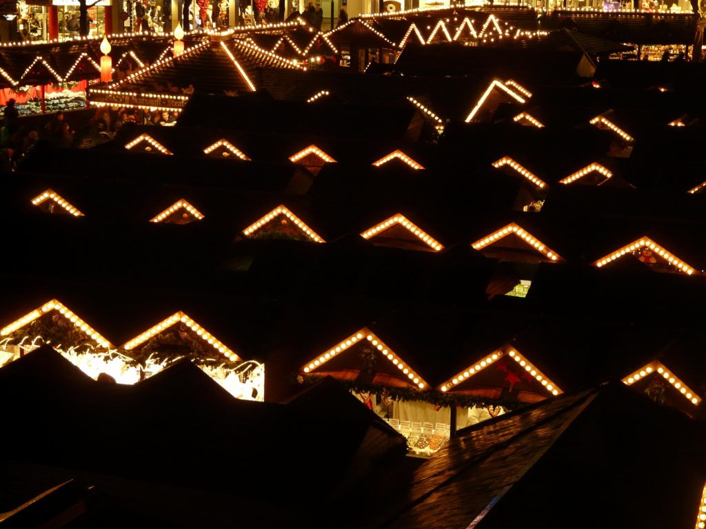 Weihnachtsmarkt Buden