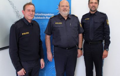 Der Polizeipräsident stattete der Inspektion seinen Antrittsbesuch ab