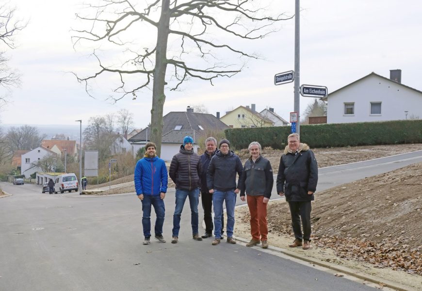 Der  Ausbau der Steingutstraße ist fertig