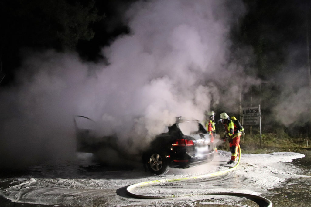 Die Feuerwehr Grafenwöhr löschte den Brand Foto: Oberpfalz Aktuell