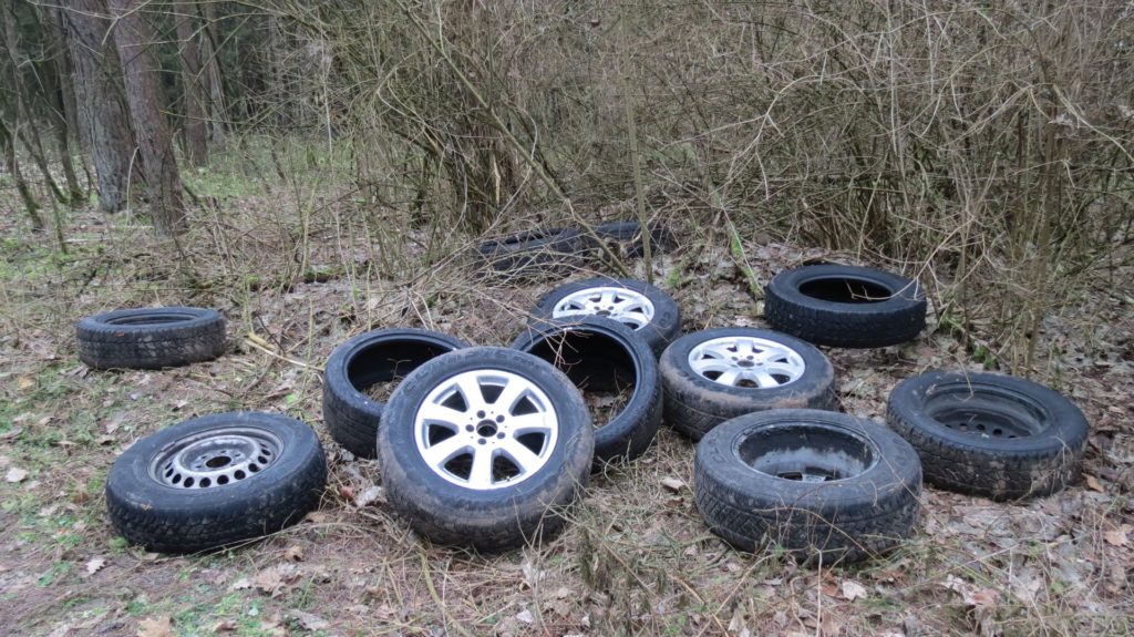 Müllentsorgung oder Diebesgut? Foto: Polizei