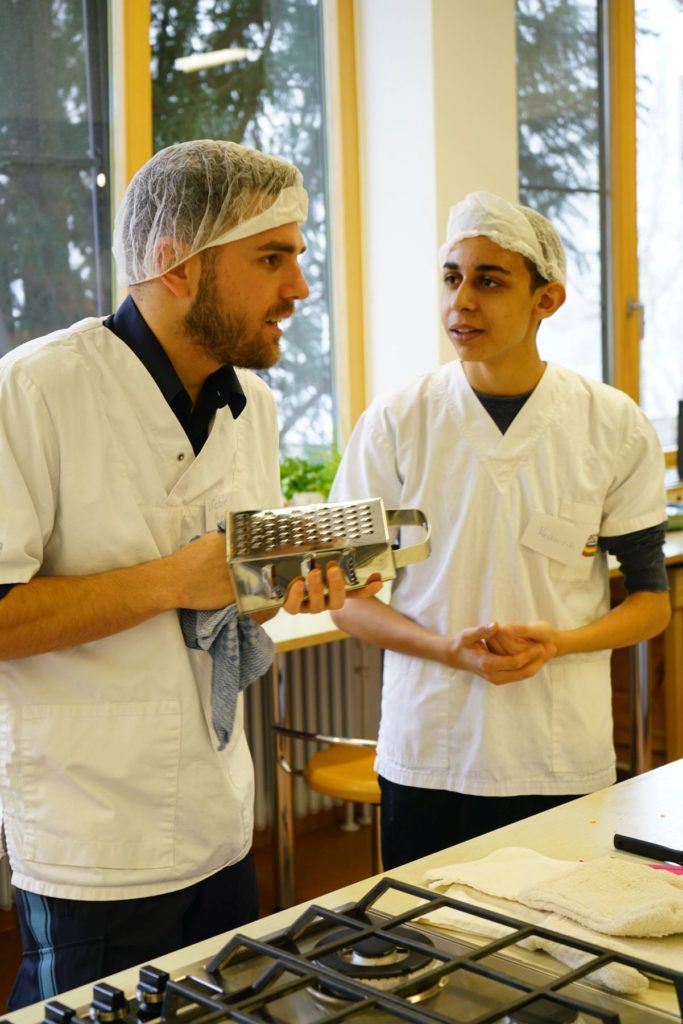 interessante Gespräche beim Kochen