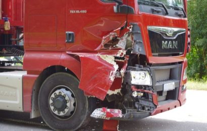 Verkehrsunfall nach Überholvorgang