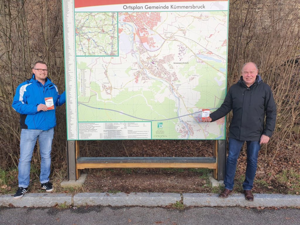 Der neue Ortsplan steht in Lengenfeld Foto: Alexander Greiner