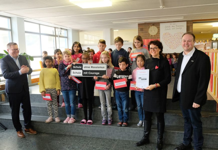 Albert-Schweitzer-Schule  jetzt eine „Schule ohne Rassismus – Schule mit Courage“