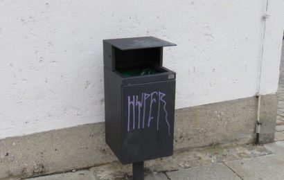 Schmierereien in der Altstadt