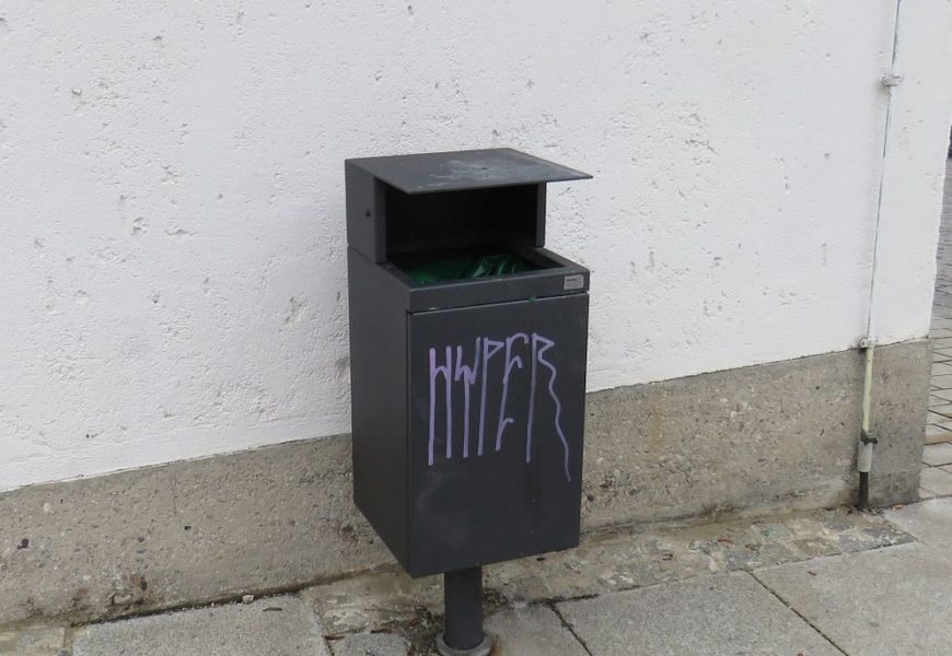 Schmierereien in der Altstadt