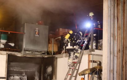 Brand Hackschnitzelheizung bei Lauterhofen