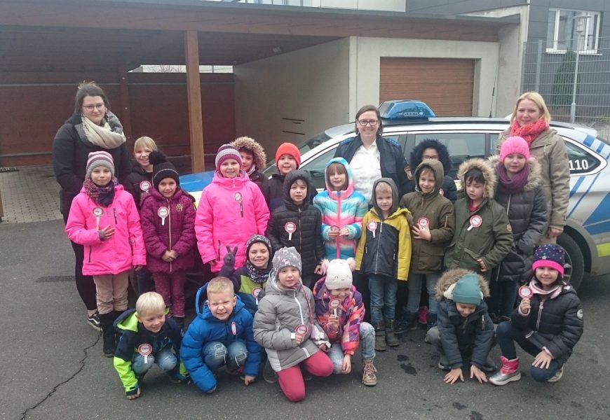 Kinderhort des Kinderhauses Tausendfüßler aus  Waldsassen zu Besuch