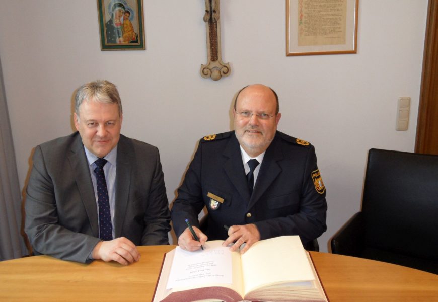 Vor gut 40 Jahren Polizeipraktikant, jetzt Polizeipräsident
