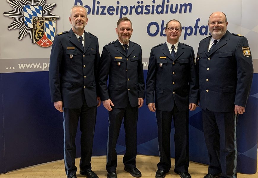Amtswechsel bei der Polizeiinspektion Neunburg vorm Wald