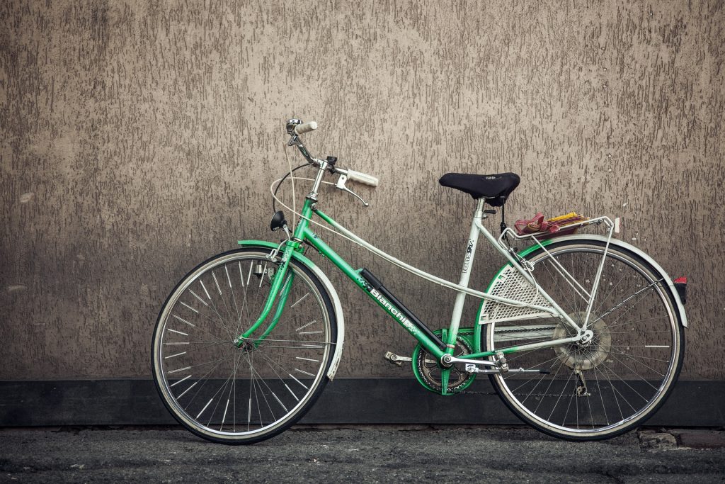 Symbolbild: Grünes Fahrrad