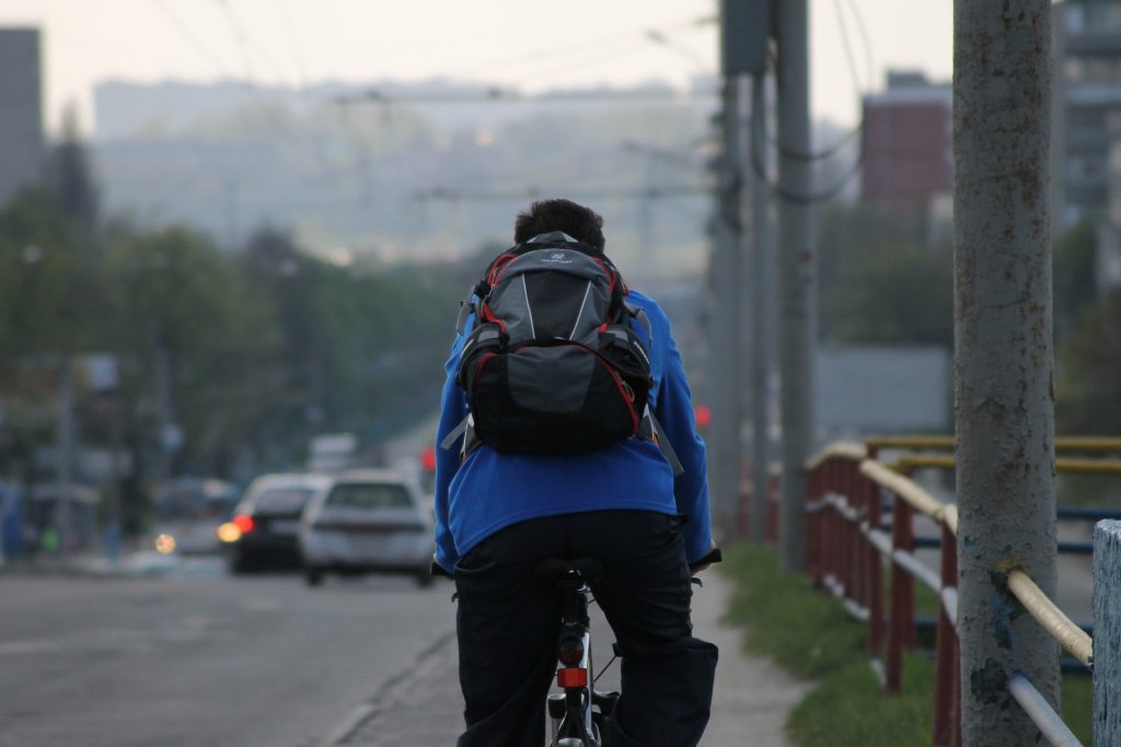 Symbolbild: Radfahrer in der Stadt