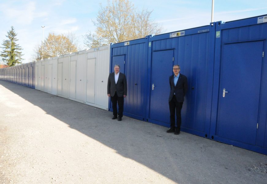 Containerdorf fürs Gesundheitsamt