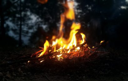 Lagerfeuer im Maltesergarten