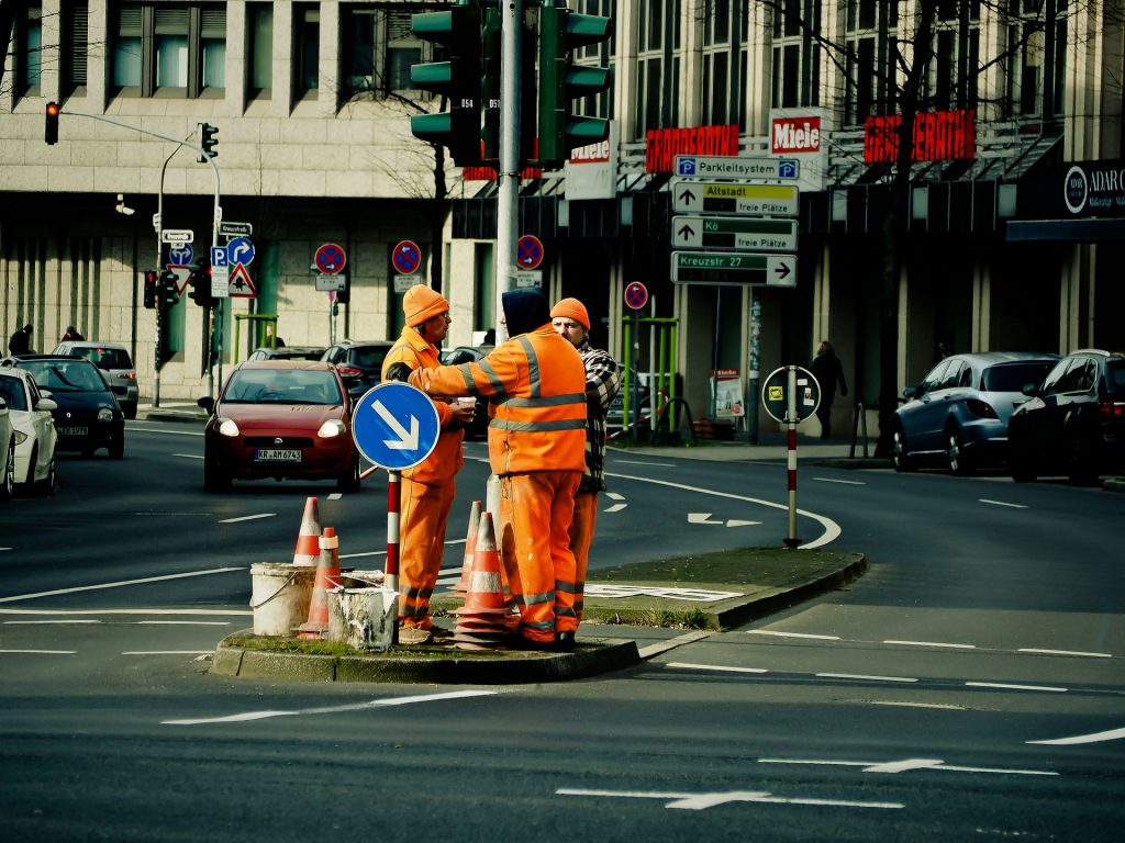 Symbolbild: Verkehrsinsel