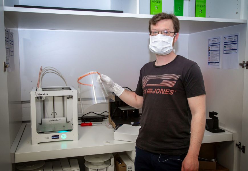machbar Innovationslabor: Corona-Schutzmasken aus dem 3D-Drucker