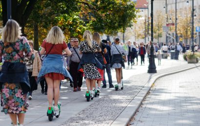 Unter Drogeneinfluss auf E-Scooter unterwegs