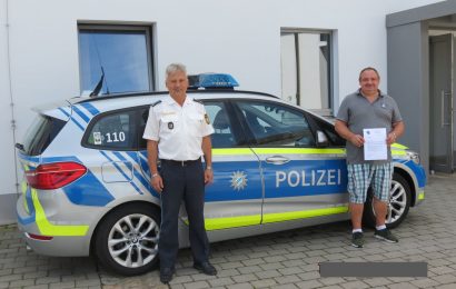 Aufmerksamer Grafenwöhrer erhält Belohnung