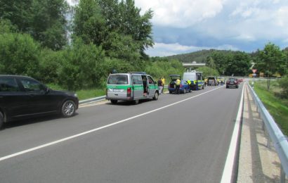 Geschwindigkeitsmessung auf der B20