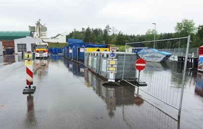 Beide Wertstoffhöfe in Amberg sind geöffnet – Wartezeiten in Kauf nehmen