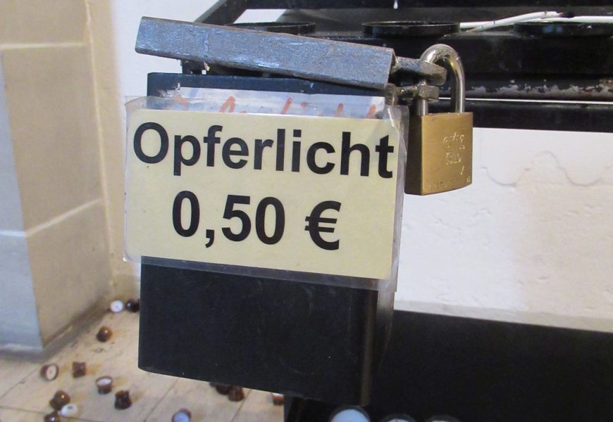 Dieb wollte Opferstöcke aufbrechen