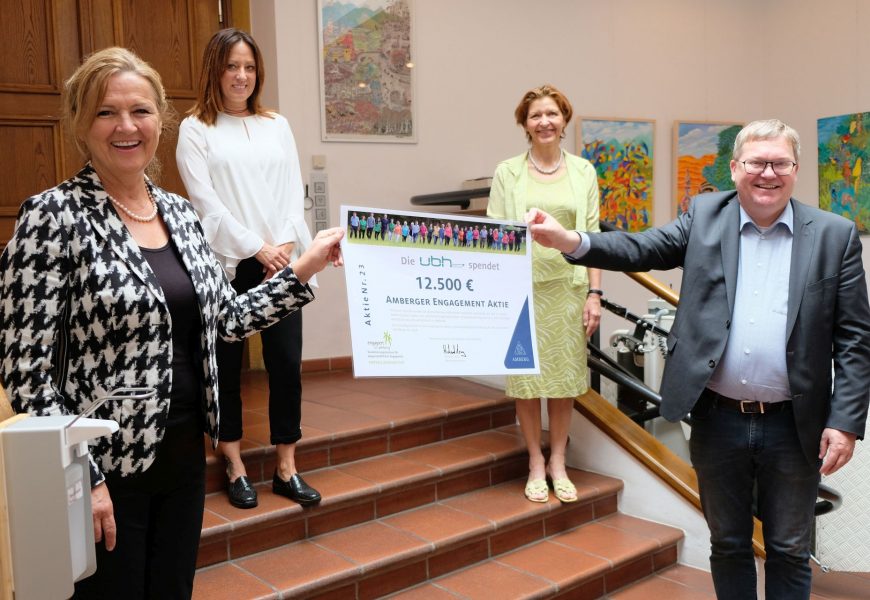 ubh Group spendet 12.500 Euro für die ehrenamtlichen Helfer in der Coronakrise