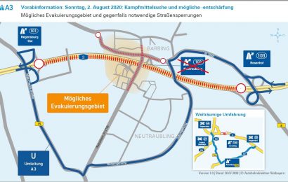 Kampfmittelverdacht in Neutraubling – Erstmeldung