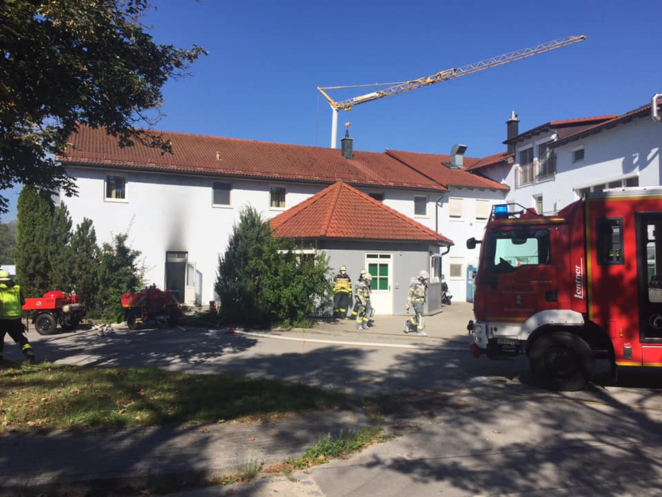 Bei dem Brand entstand hoher Sachschaden Foto: © THW Schwandorf