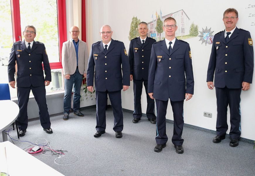 Amtswechsel bei der Polizeiinspektion Vohenstrauß.