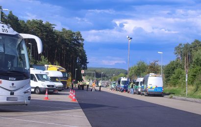 Länderübergreifender Schwerverkehrskontrolltag „Truck & Bus“ – Kontrollen in der Oberpfalz