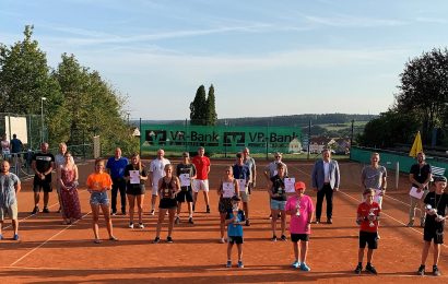 Rekordbeteiligung bei der 35. Tennis-Landkreismeisterschaft