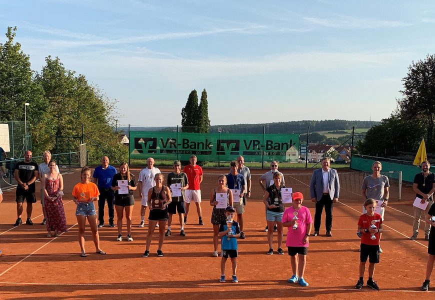 Rekordbeteiligung bei der 35. Tennis-Landkreismeisterschaft