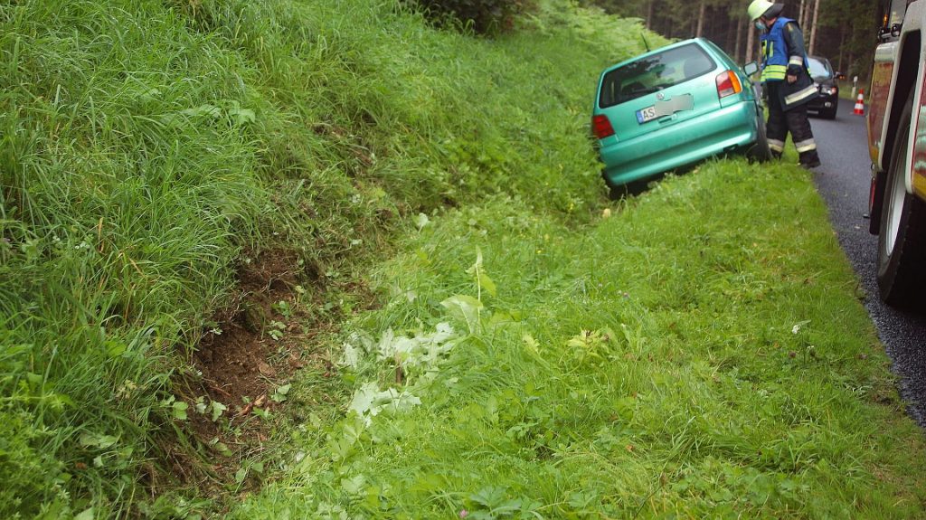 Vom Fahrer des Unfallfahrzeugs fehlt jede Spur Foto: Pressedienst Wagner