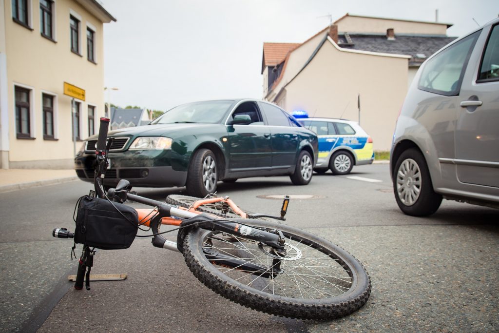 Symbolbild: Unfall mit Fahrrad