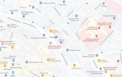 Sperrungen Mariahilfbergweg und Steingutstraße in Amberg am 18. September