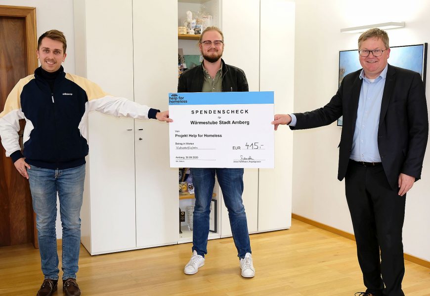 Jonas Falkenstein setzt sich mit seiner Kampagne „Help für Homeless“ für Obdachlose ein
