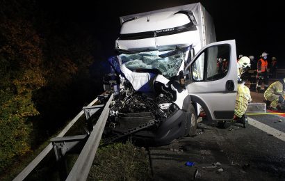 Lkw-Fahrer auf der A6 bei Ursensollen schwer verletzt – vermutlich eingeschlafen