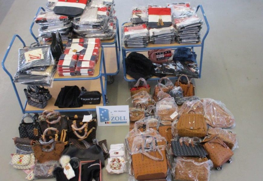 Produktpiraterie: Waidhauser Zöllner stellen gefälschte Markenartikel sicher