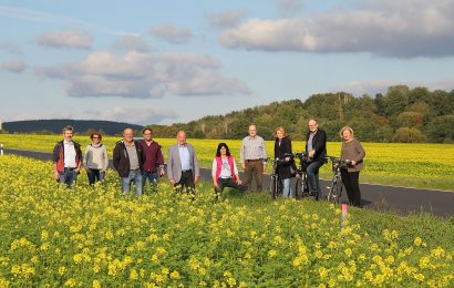 Ortstermin der Kümmersbrucker CSU: Fahrradweg Gärmersdorf