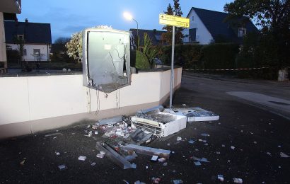 Baustellen-Toilette und Zigarettenautomat gesprengt – Bayerisches Landeskriminalamt sucht Zeugen