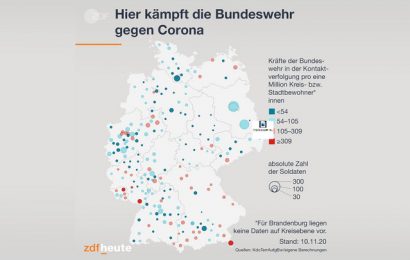 ZDFheute: 3.827 Bundeswehr-Soldaten helfen im Kampf gegen Corona