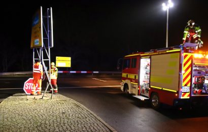 Verkehrsunfall auf der B299 bei Hütten