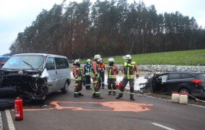 Schwerer Verkehrsunfall zwischen Paulsdorf und Freudenberg