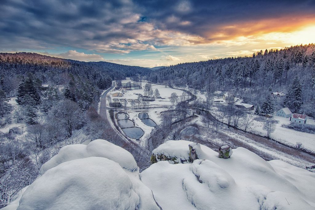 "Winterliches Lauterachtal" aufgenommen von Peter Neunteufel für den Fotowettbewerb #meineoberpfalz des Oberpfalz Marketings.  Foto: Peter Neunteufel